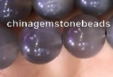 CMS1423 15.5 inches 10mm round black moonstone beads wholesale