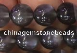 CMS1429 15.5 inches 8mm round black moonstone gemstone beads