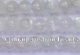 CMS1485 15.5 inches 4mm round white moonstone beads wholesale