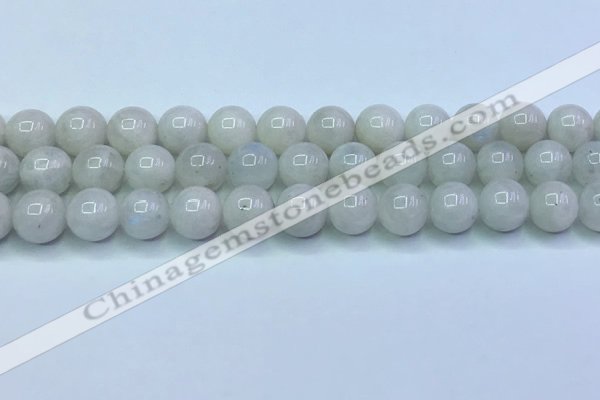 CMS1492 15.5 inches 10mm round white moonstone beads wholesale