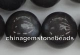 CMS150 15.5 inches 16mm round natural grey moonstone beads