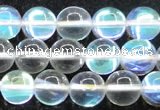 CMS1503 15.5 inches 10mm round synthetic moonstone beads wholesale