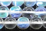 CMS1504 15.5 inches 12mm round synthetic moonstone beads wholesale