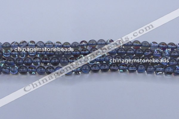 CMS1512 15.5 inches 8mm round synthetic moonstone beads wholesale