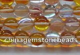 CMS1533 15.5 inches 10mm round synthetic moonstone beads wholesale