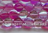 CMS1542 15.5 inches 8mm round synthetic moonstone beads wholesale