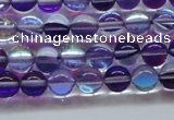 CMS1571 15.5 inches 6mm round synthetic moonstone beads wholesale