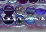 CMS1574 15.5 inches 12mm round synthetic moonstone beads wholesale