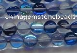 CMS1582 15.5 inches 8mm round synthetic moonstone beads wholesale