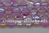 CMS1591 15.5 inches 6mm round synthetic moonstone beads wholesale