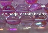 CMS1594 15.5 inches 12mm round synthetic moonstone beads wholesale