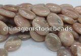 CMS16 15.5 inches 12*16mm oval moonstone gemstone beads wholesale