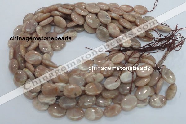 CMS16 15.5 inches 12*16mm oval moonstone gemstone beads wholesale