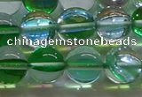 CMS1604 15.5 inches 12mm round synthetic moonstone beads wholesale