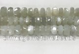 CMS1657 15.5 inches 6*12mm - 8*13mm faceted tyre moonstone beads