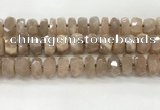 CMS1665 15.5 inches 6*12mm - 8*13mm faceted tyre moonstone beads