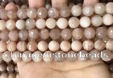 CMS1680 15.5 inches 10mm faceted round moonstone beads wholesale