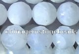 CMS1861 15.5 inches 8mm faceted round white moonstone gemstone beads