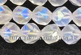 CMS1871 15.5 inches 6mm faceted nuggets AB-color white moonstone beads