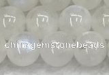 CMS1903 15.5 inches 10mm round white moonstone gemstone beads