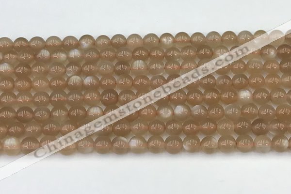 CMS1956 15.5 inches 5mm round natural moonstone gemstone beads