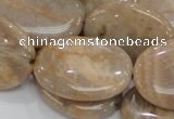 CMS20 15.5 inches 22*30mm oval moonstone gemstone beads wholesale