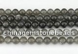 CMS2022 15.5 inches 10mm round black moonstone beads wholesale