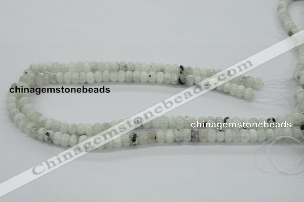 CMS208 15.5 inches 5*8mm rondelle moonstone gemstone beads wholesale