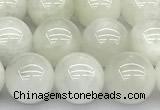 CMS2096 15 inches 8mm round white moonstone beads