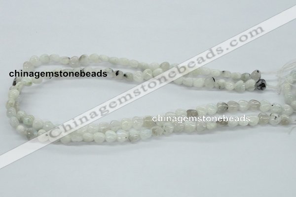 CMS211 15.5 inches 8*8mm heart moonstone gemstone beads wholesale