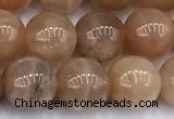 CMS2112 15 inches 9mm round moonstone beads