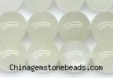 CMS2156 15 inches 10mm round white moonstone beads