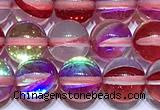 CMS2178 15 inches 6mm, 8mm, 10mm & 12mm round synthetic moonstone beads