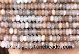 CMS2341 15 inches 3*5mm rondelle rainbow moonstone beads wholesale