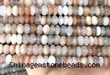 CMS2342 15 inches 4*6mm rondelle rainbow moonstone beads wholesale