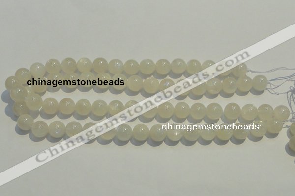 CMS253 15.5 inches 12mm round natural moonstone gemstone beads