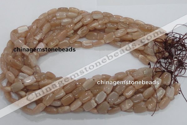 CMS26 15.5 inches 8*12mm rectangle moonstone gemstone beads wholesale