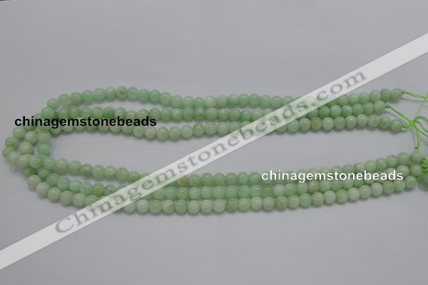 CMS402 15.5 inches 6mm round green moonstone beads wholesale