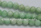 CMS403 15.5 inches 8mm round green moonstone beads wholesale