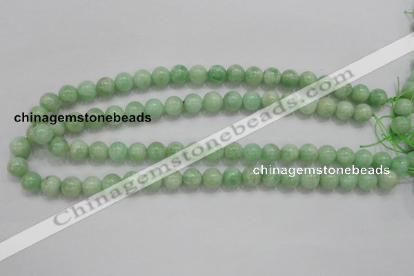 CMS404 15.5 inches 10mm round green moonstone beads wholesale