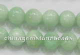 CMS405 15.5 inches 12mm round green moonstone beads wholesale