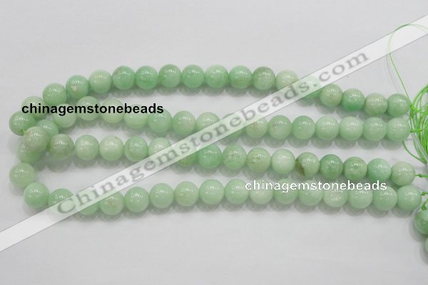 CMS405 15.5 inches 12mm round green moonstone beads wholesale