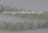 CMS452 15.5 inches 6mm faceted round white moonstone gemstone beads