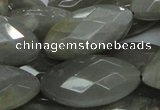 CMS52 15.5 inches faceted marquise 15*30mm moonstone gemstone beads