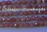 CMS569 15.5 inches 4mm faceted round moonstone gemstone beads