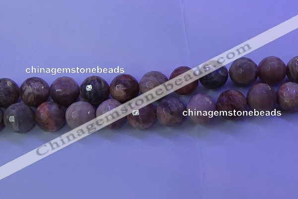 CMS576 15.5 inches 18mm faceted round moonstone gemstone beads