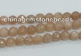 CMS58 15.5 inches 6mm faceted round moonstone gemstone beads