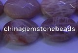 CMS587 15.5 inches 15*20mm faceted oval moonstone gemstone beads