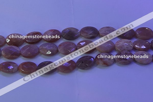 CMS587 15.5 inches 15*20mm faceted oval moonstone gemstone beads