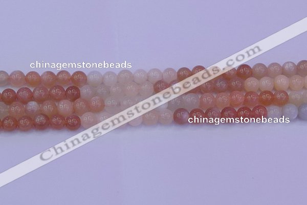 CMS632 15.5 inches 8mm round rainbow moonstone gemstone beads